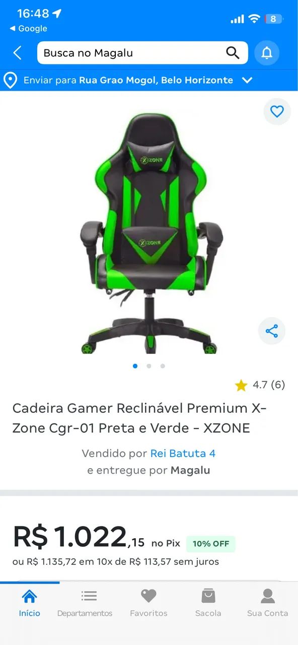Cadeira Gamer dazz para reforma - Foto 4