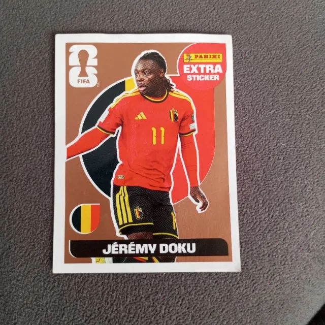  Extra Sticker Bronze do Jérémy Doku (Bélgica)