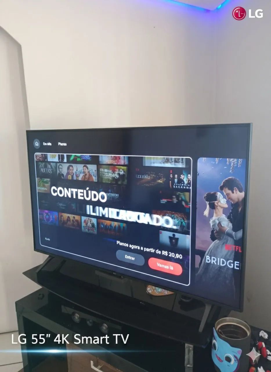 Tv LG 4k smart tv 55 polegadas  - Foto 2