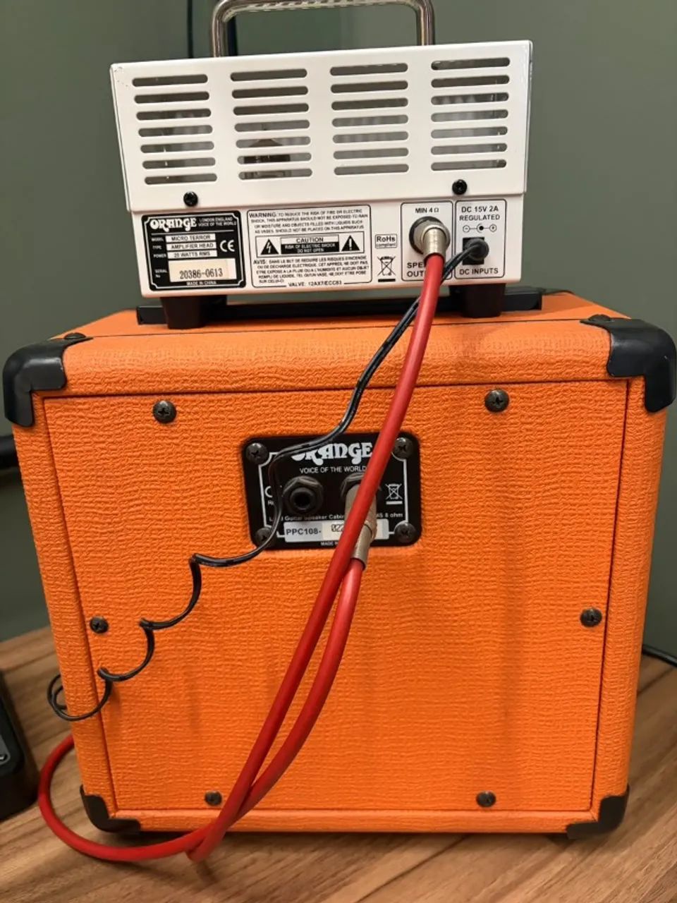 Amplificador Orange - Microterror ( PPC 108 + Cabeçote 20w) - Foto 2