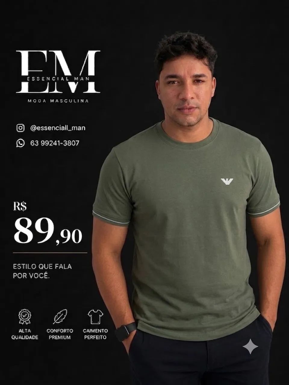 Camisa masculina  - Foto 3