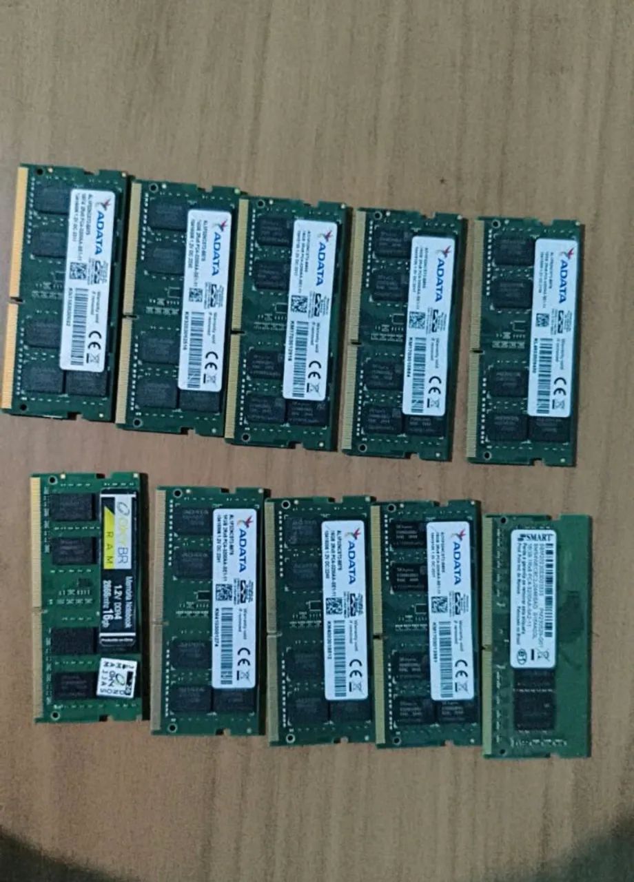 Memória ddr4 16gb
