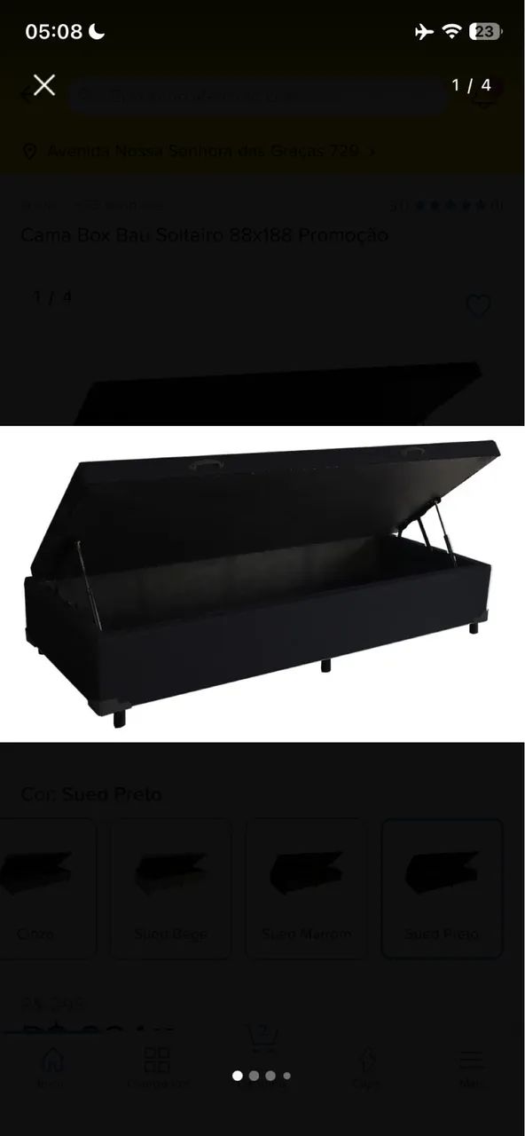 BASE CAMA BOX SOLTEIRO - Foto 2