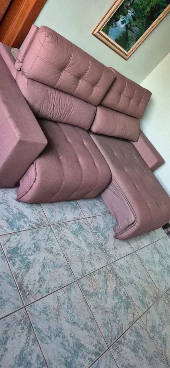 Sofa retrátil  1,10C x 2,50 L   1,80 aberto - Foto 2