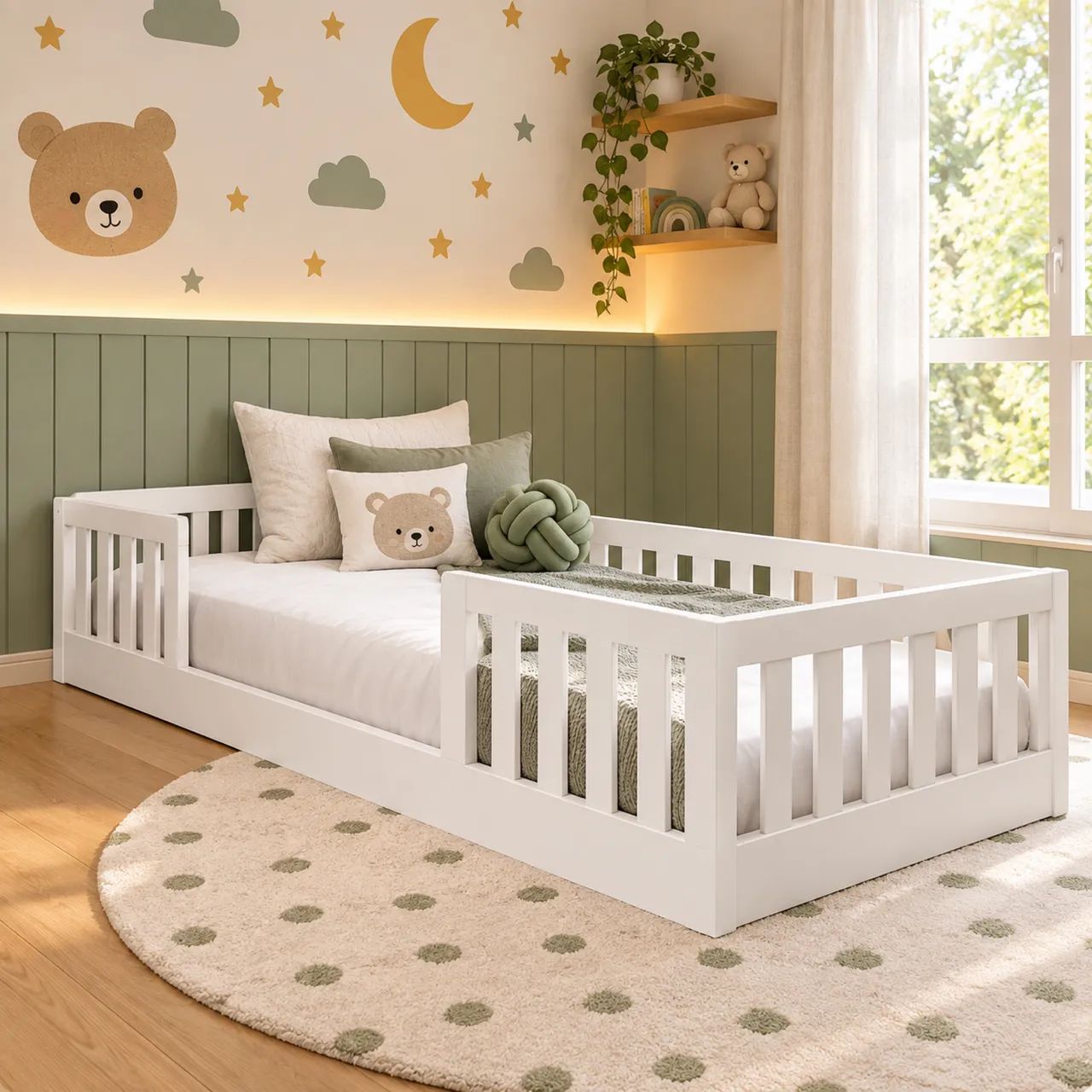Cama Montessoriana Solteiro Madeira Maria
