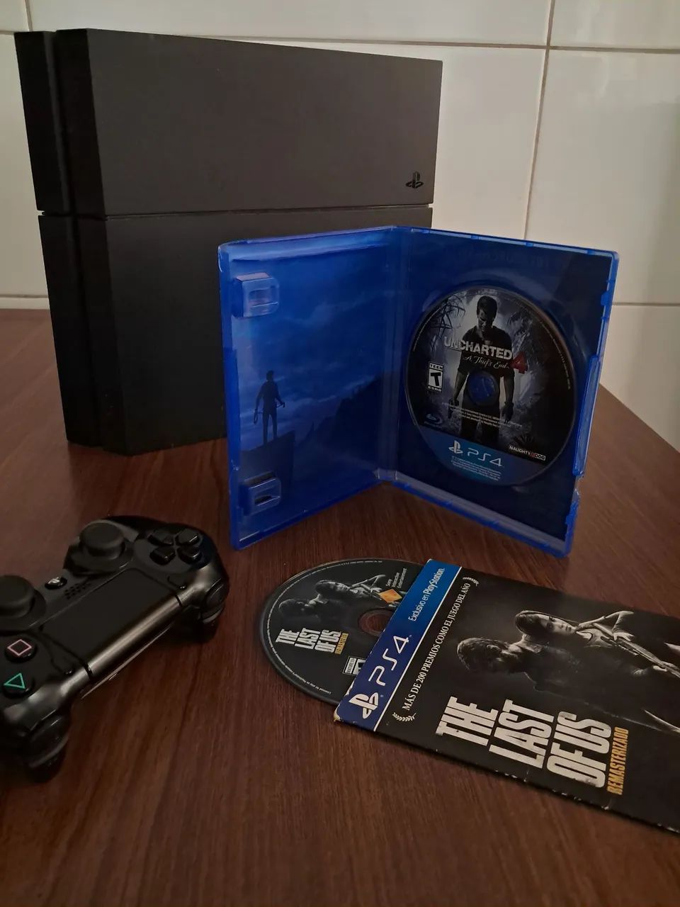 PlayStation 4 FAT (PS4) - 2 jogos + 1 controle - Foto 3