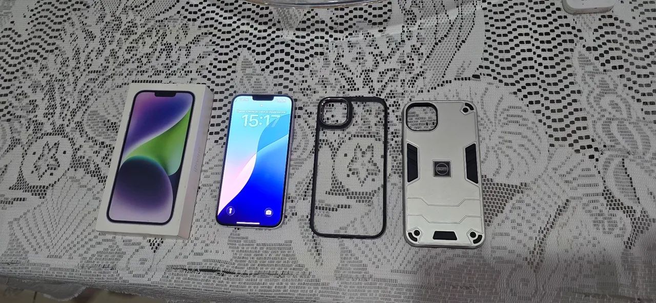 Vendo ou troco iPhone 14 plus 128gb saúde 85%