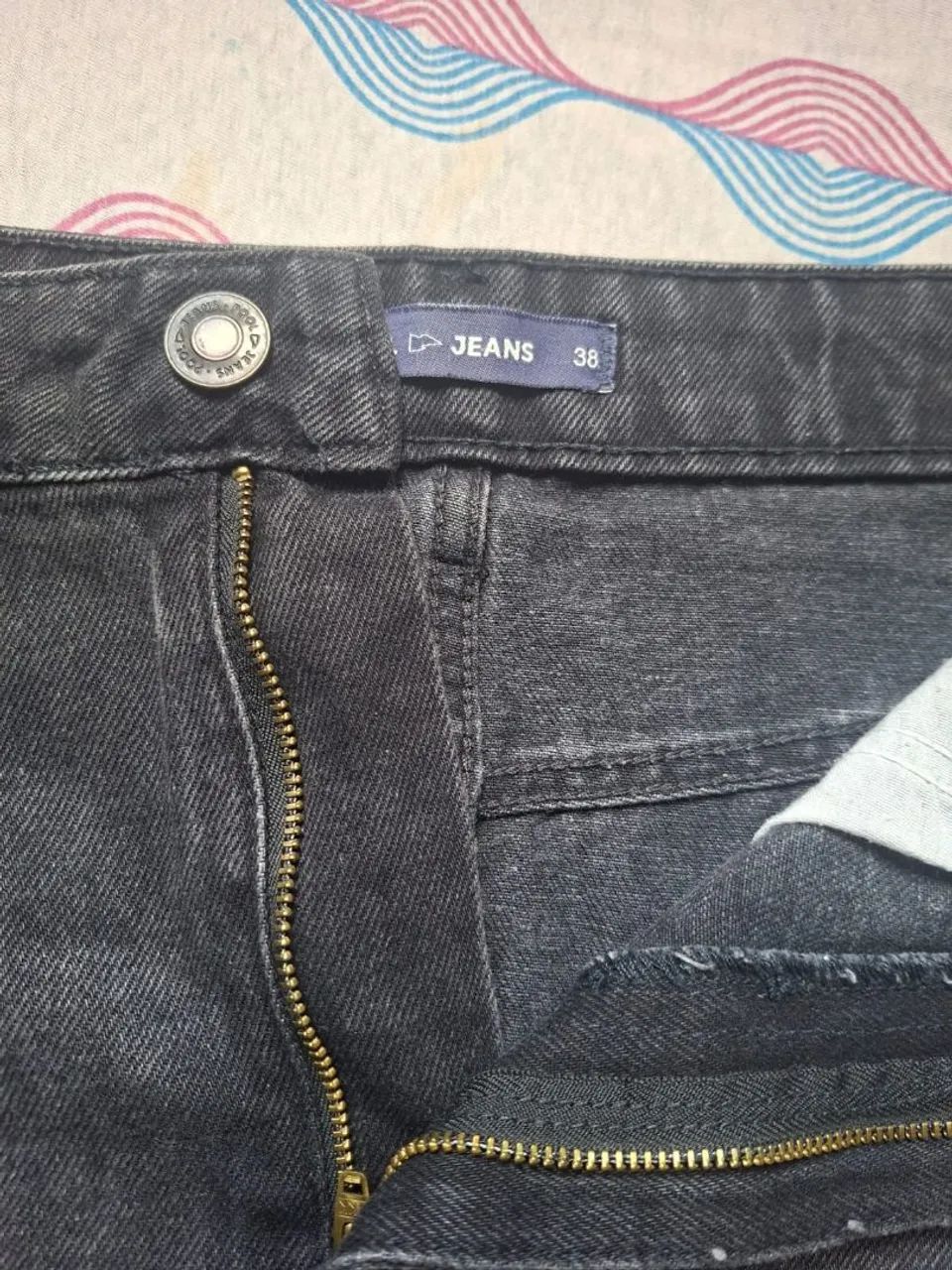 Saia Jeans Preta  - Foto 2