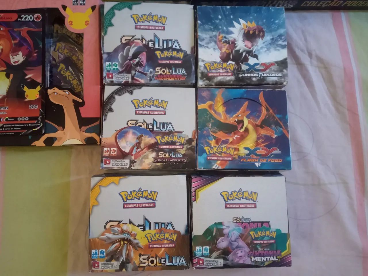 Embalagens Abertas Cartas Pokémon