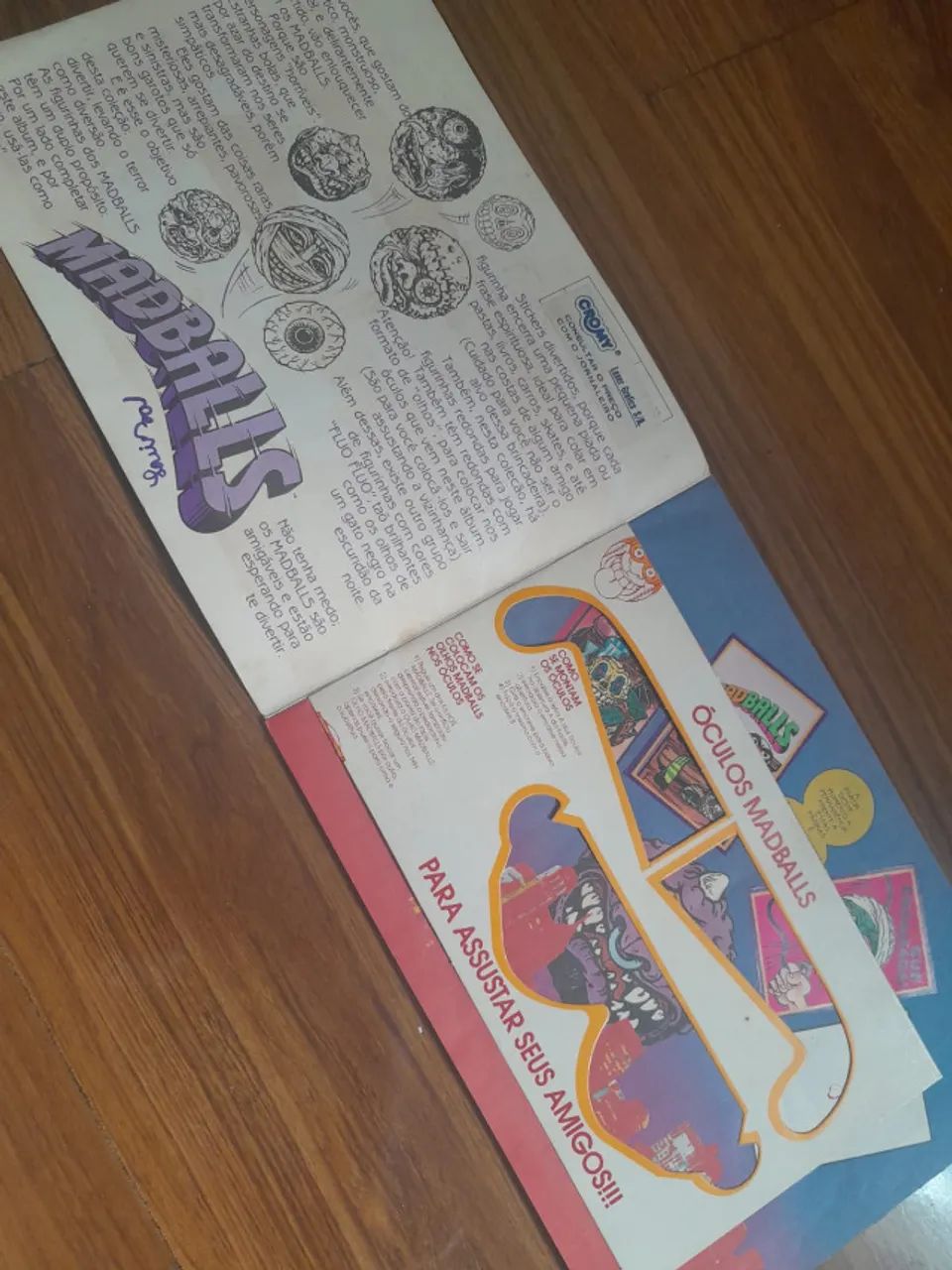 Álbum de Figurinhas Mad Balls 1989 - Foto 3