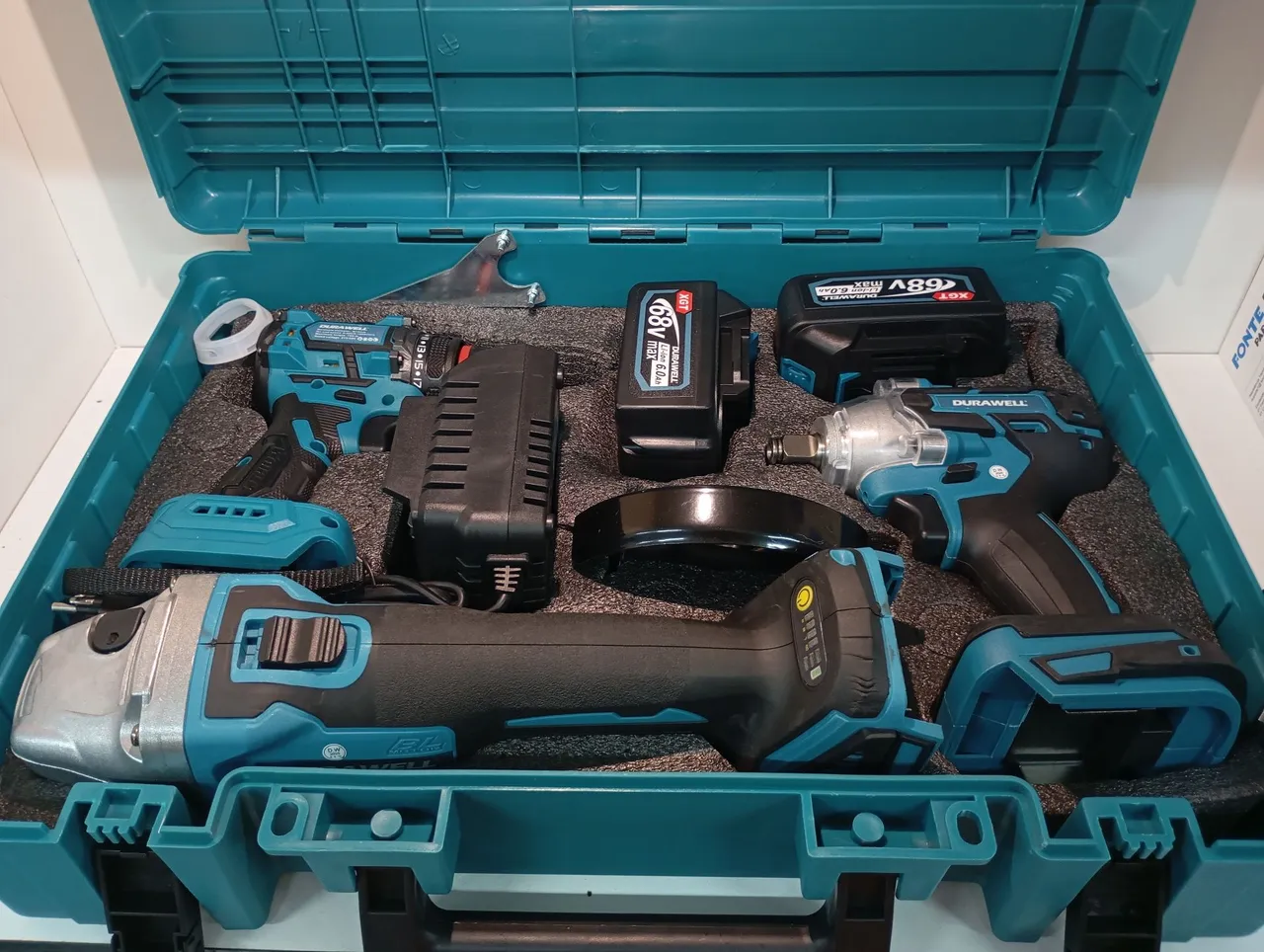 Parafusadeira + Chave de Impacto Sem Fio DURAWELL Brushless 68V
