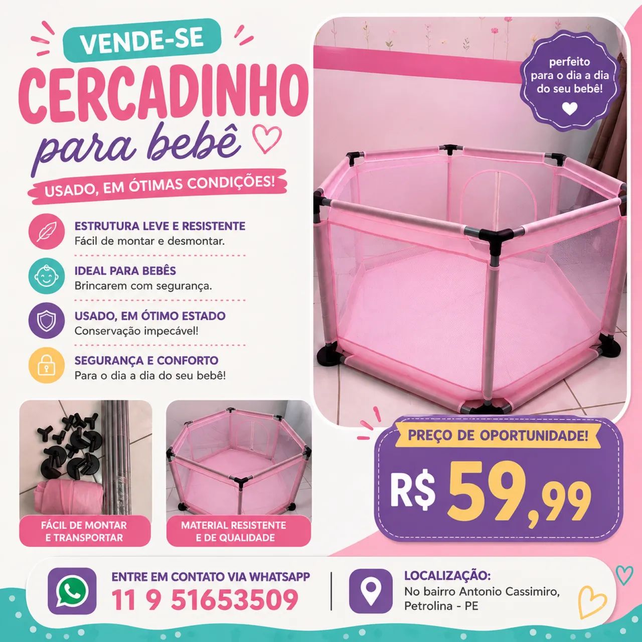 Cercadinho infantil 1