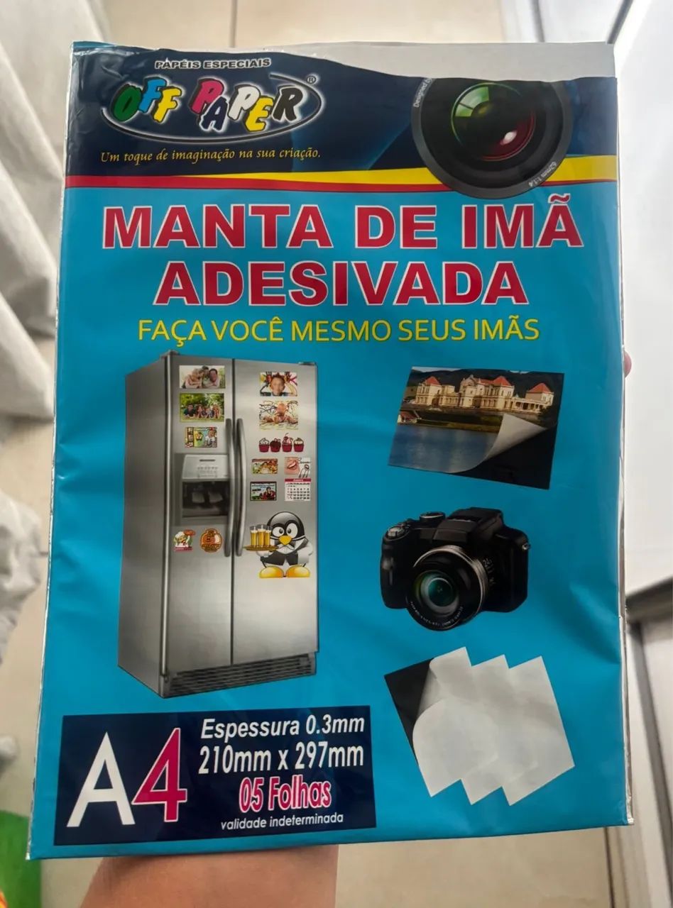 Manta de ímã adesivada 39 pacotes