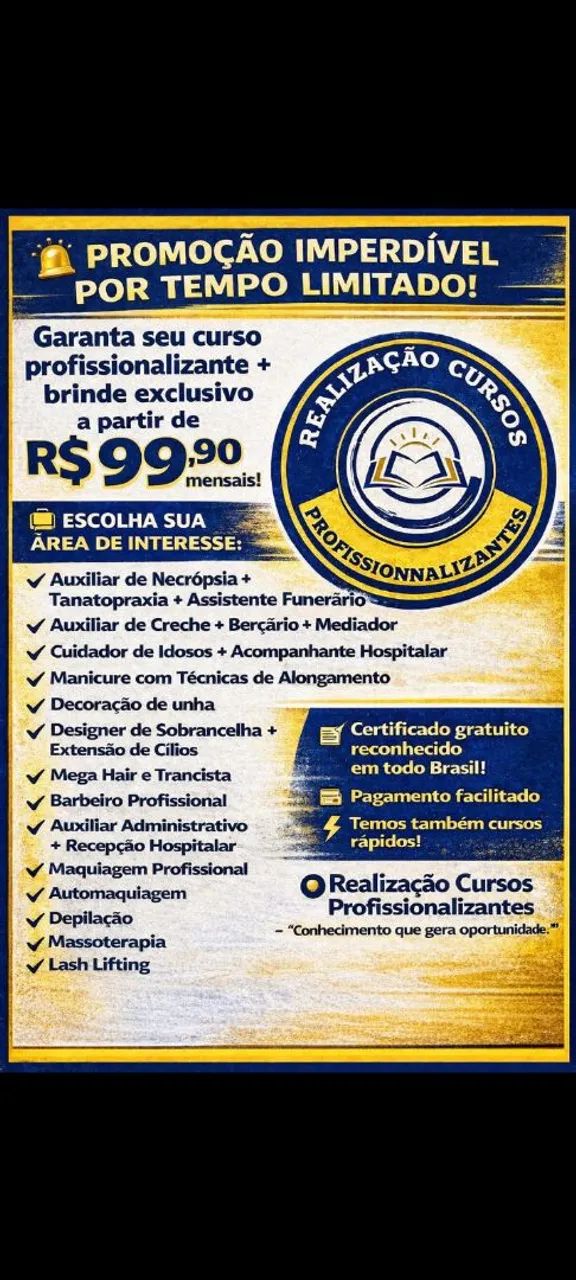 Curso de Barbeiro e outros na Taquara  - Foto 2