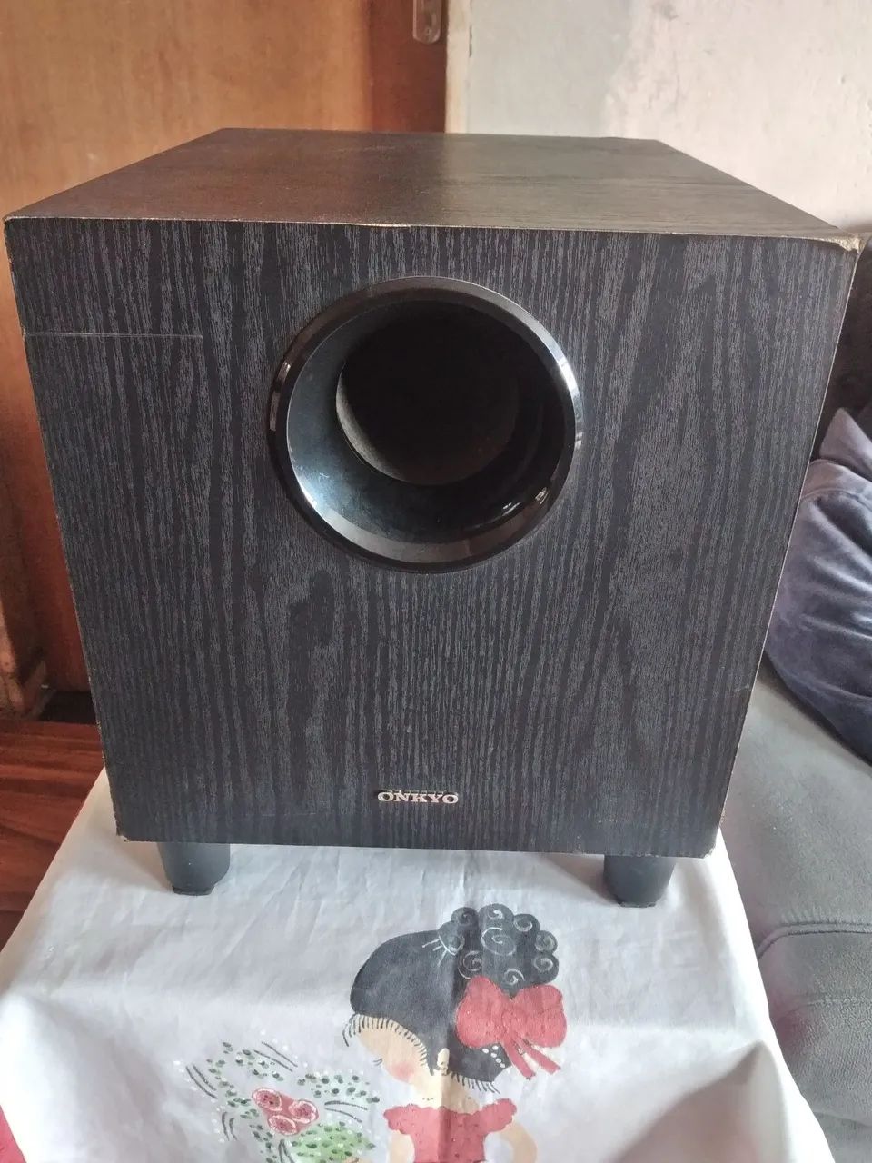 Caixa subwoofer passiva onkyo 
