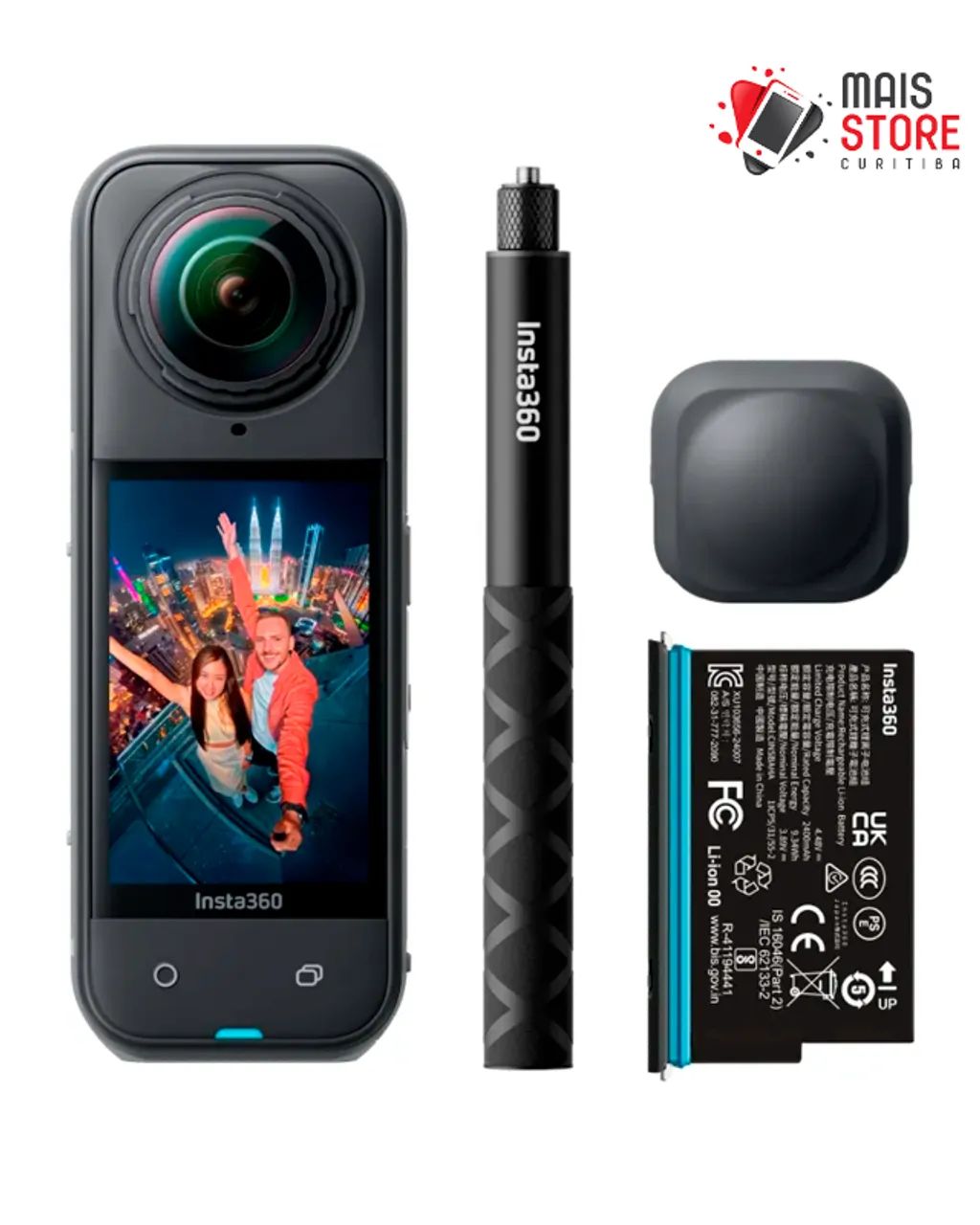 Câmera de Ação Insta360 X5 Starter Bundle - Lacrado na caixa