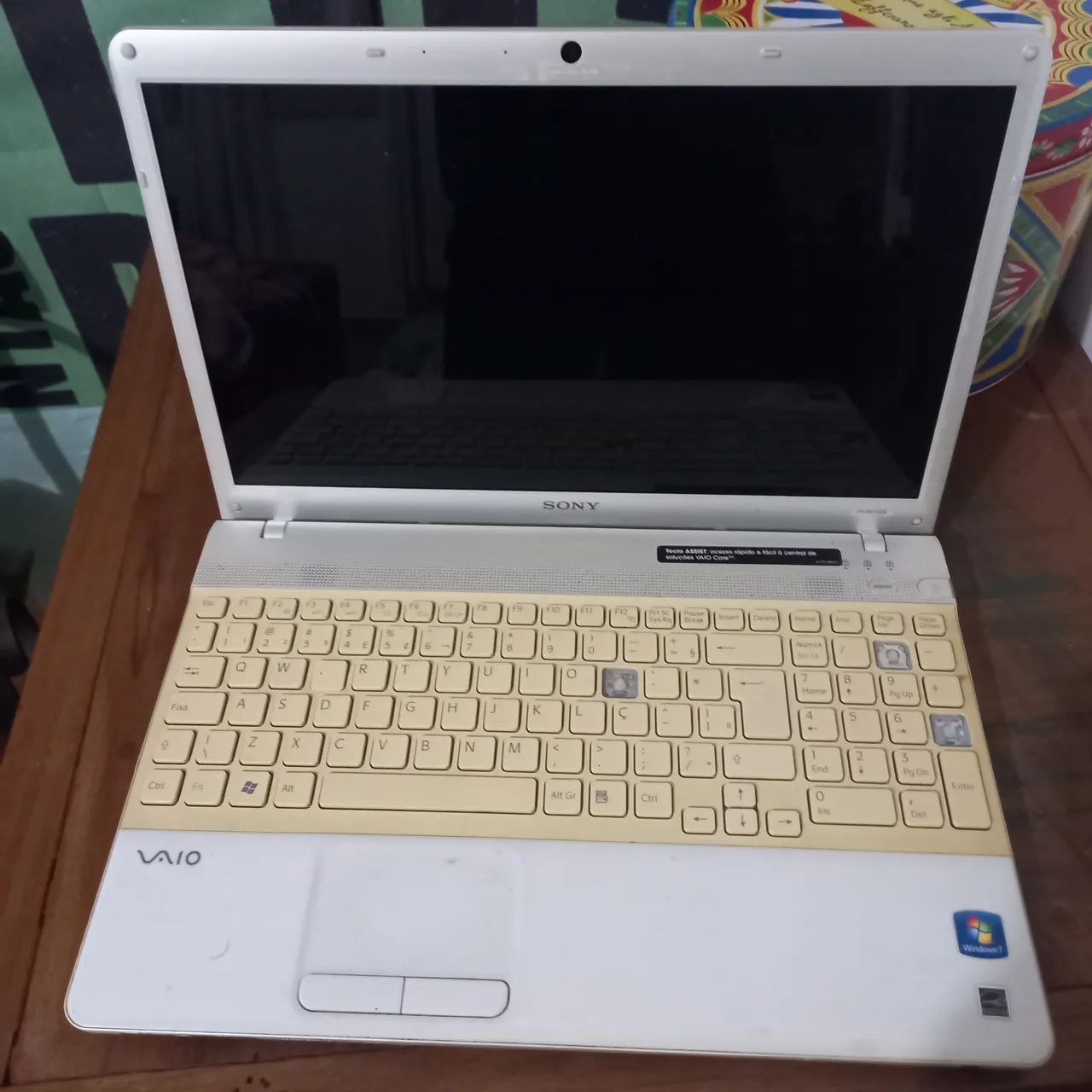 Notebook para peças
