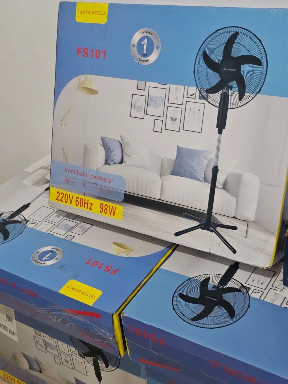 Ventilador novo 40cm de pé