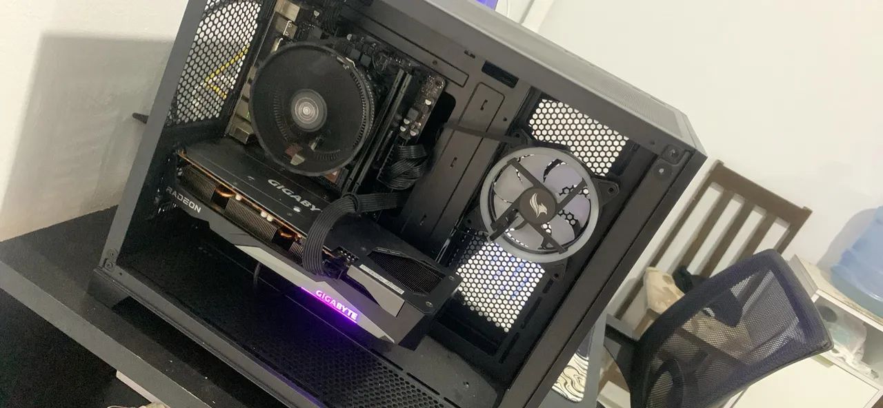 PC Gamer Completo RX 7600 + Monitor 180Hz | Pronto pra jogar