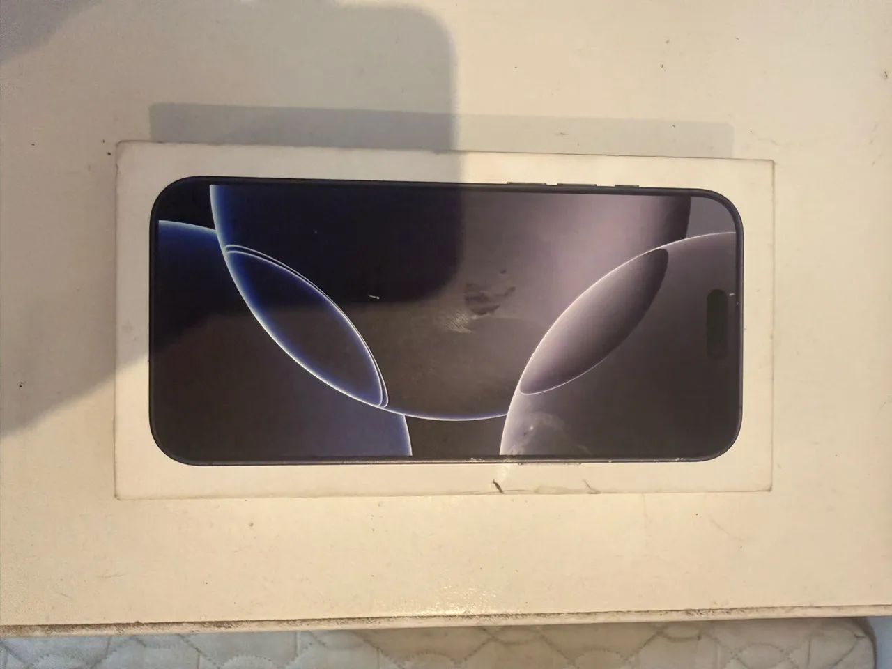 CAIXA IPHONE 16 PRO MAX BLACK TITANIUM 