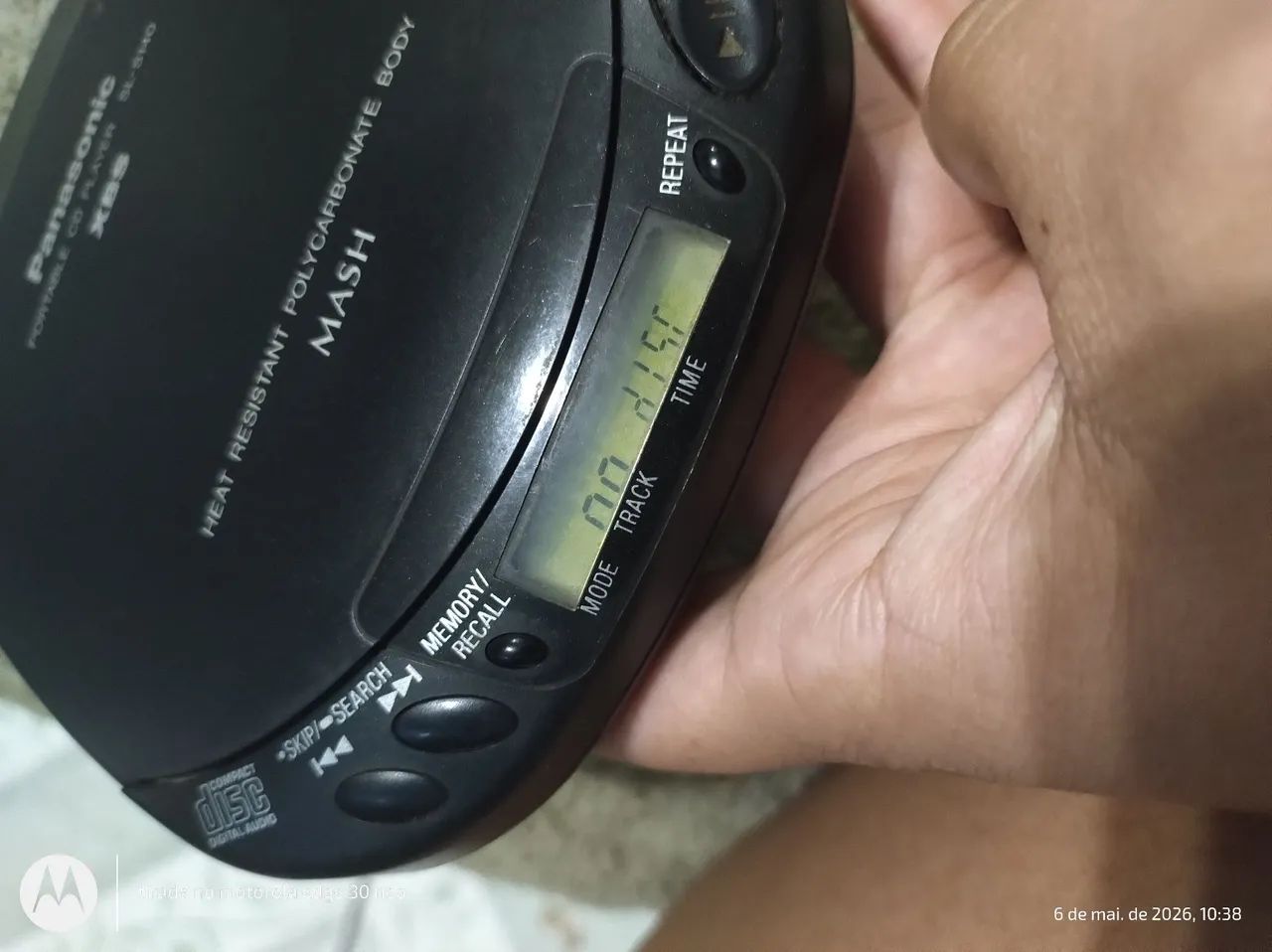 Discman Panasonic funcionando perfeitamente  - Foto 2