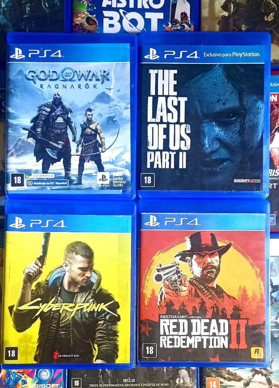 Jogos de PS4 (130$ cada)