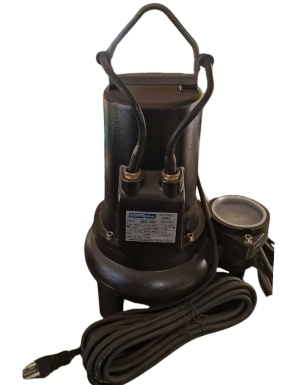 BOMBA SUBMERSA DE ESGOTO 2,0 cv 220v/60hz EGS-1500 (ELETROPLAS) - Foto 2