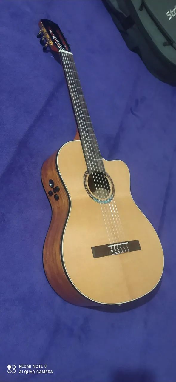 Violão Eletroacústico Strinberg Diamond Dc3sc Rt N Clássico. - Foto 2