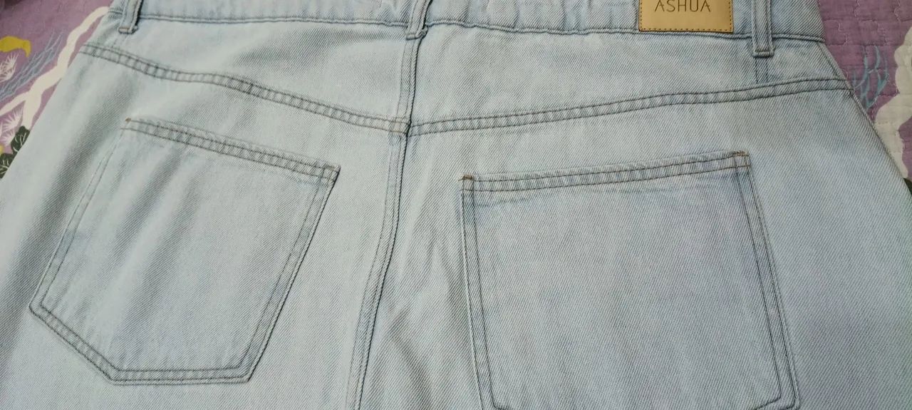 Saia jeans longa 48 - Foto 3