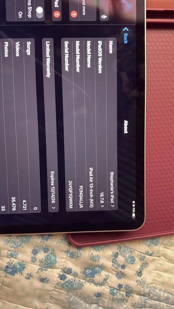 iPad Air 13? M3 - 100% de Bateria - Excelente Estado - Foto 4