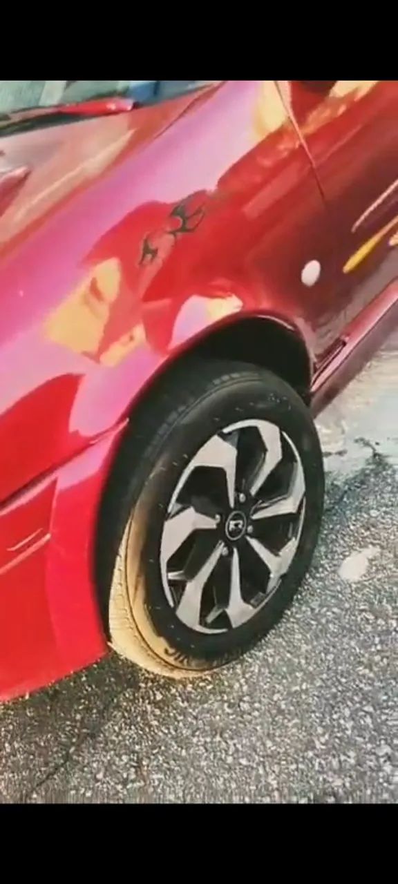 Jogo rodas tarântula com pneu aro 15 furacão Ford 