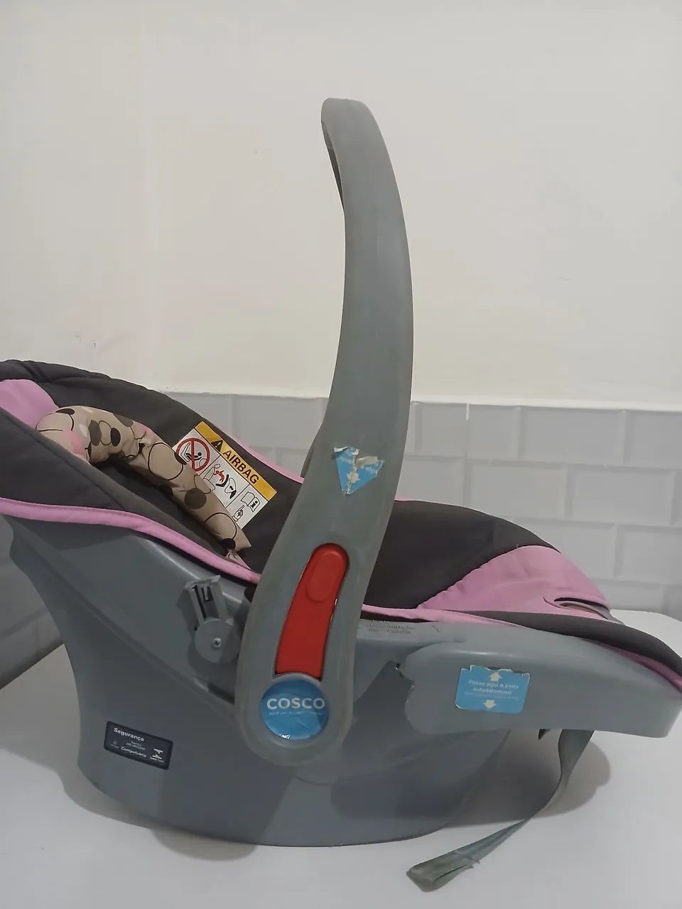 Bebê conforto Cosco- rosa  - Foto 2