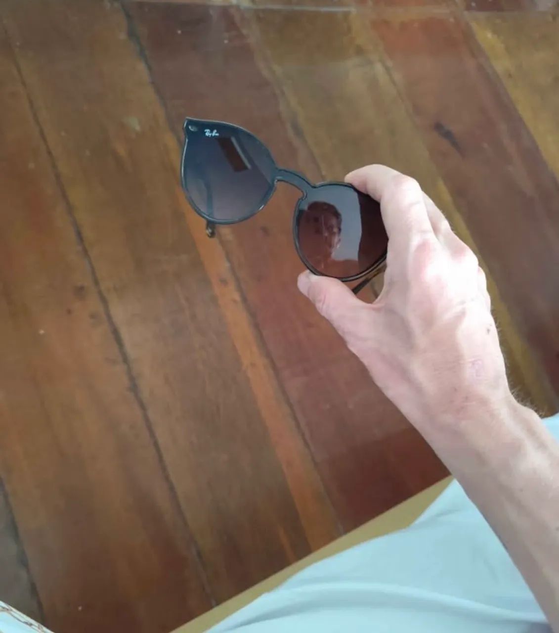 Óculos Original Rayban RB 4380-N Feminino Marrom Onça - Foto 2