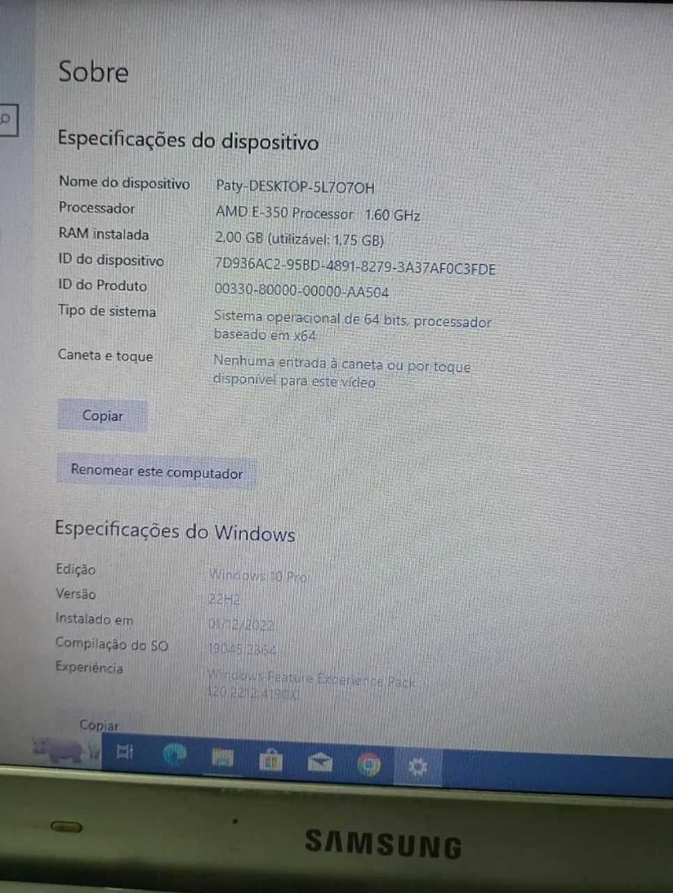 Notebook Samsung, Windows 10, Bluetooth, Aceito Cartão e Entrego 11 9 3324-8526  - Foto 4
