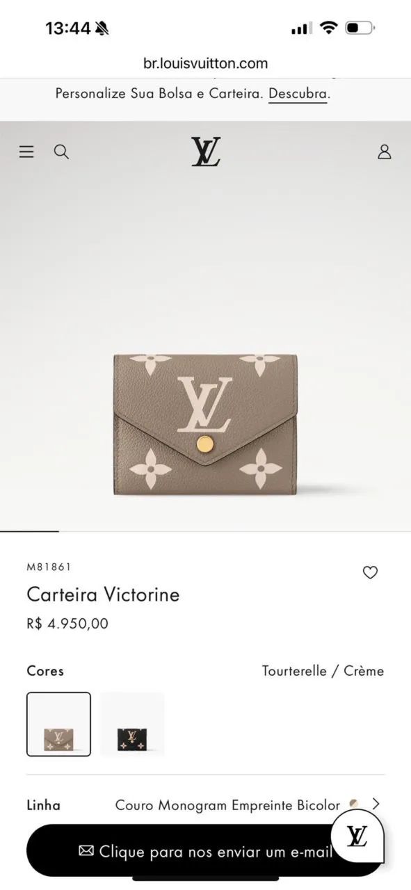  Carteira Louis Vitton Original