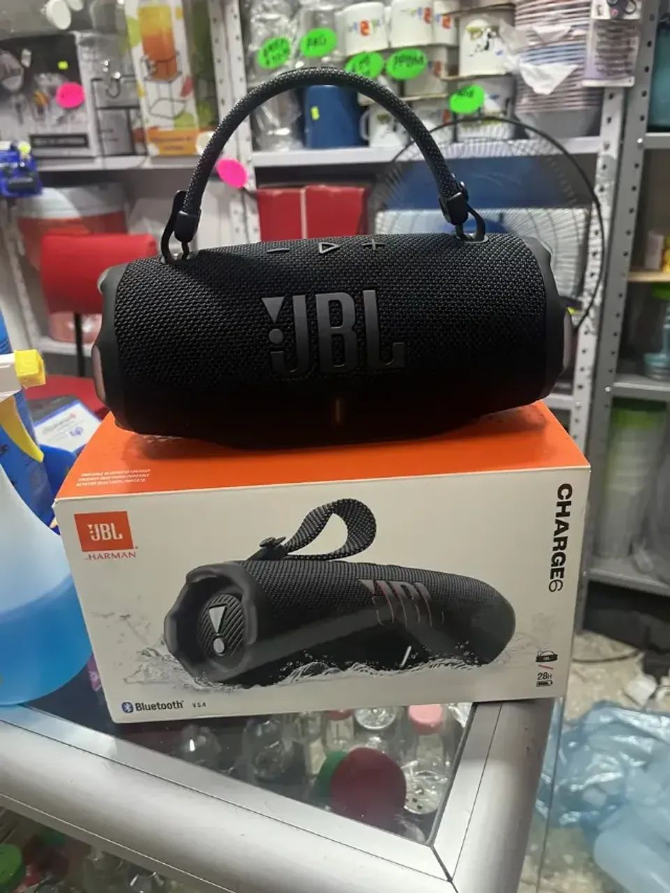 Caixa De Som Jbl Charge 6 Bluetooth Preto Original