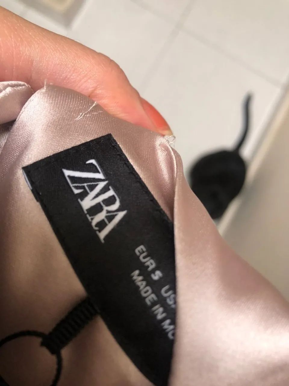 Vestido de cetim ZARA - Foto 3