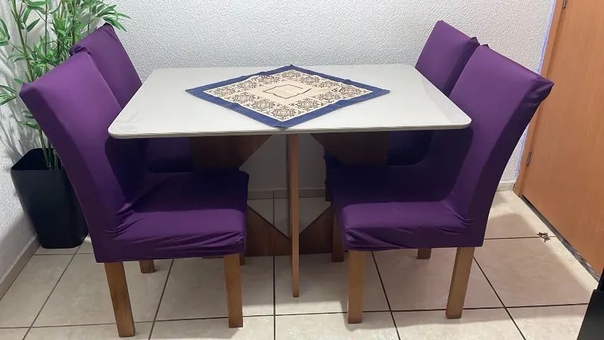 Mesa Retangular 4 Lugares