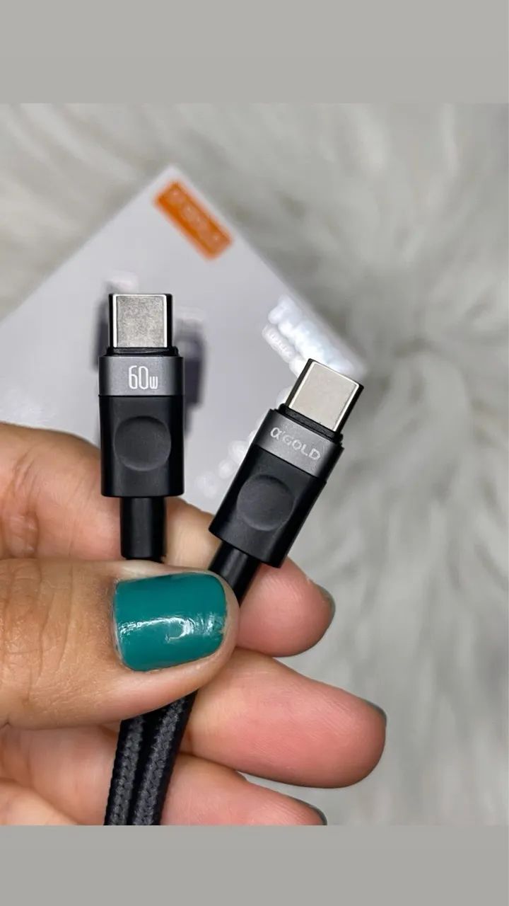 Cabos A'Gold  Tipo C /USB-C 60W -   - Foto 2
