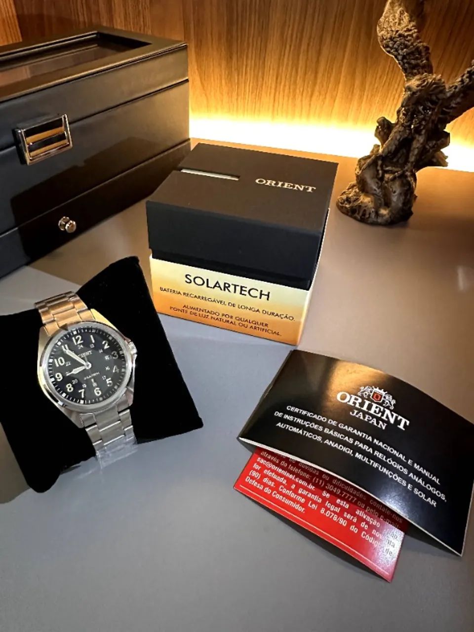Relógio Orient Masculino Original - Elegante e Sofisticado - Foto 3