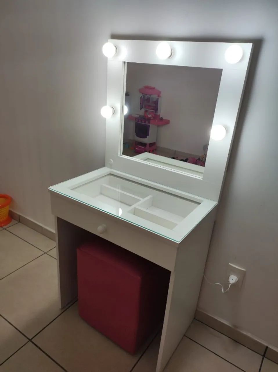 Penteadeira Kids MDF - Moveis sob medidas 