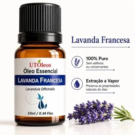 Óleo Essencial De Lavanda Francesa 10ml