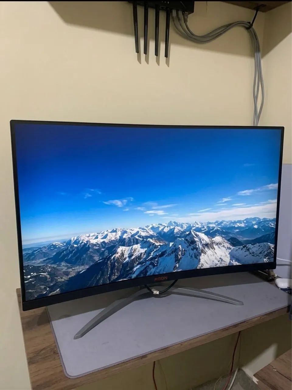 Monitor Gamer AOC AGON 32" Curvo 165 Hertz 