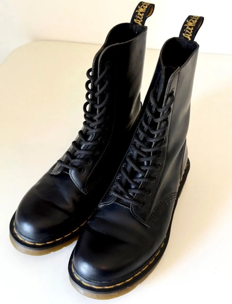 Dr. Martens 1460 preto clássico com 10 ilhós, 37, uk5