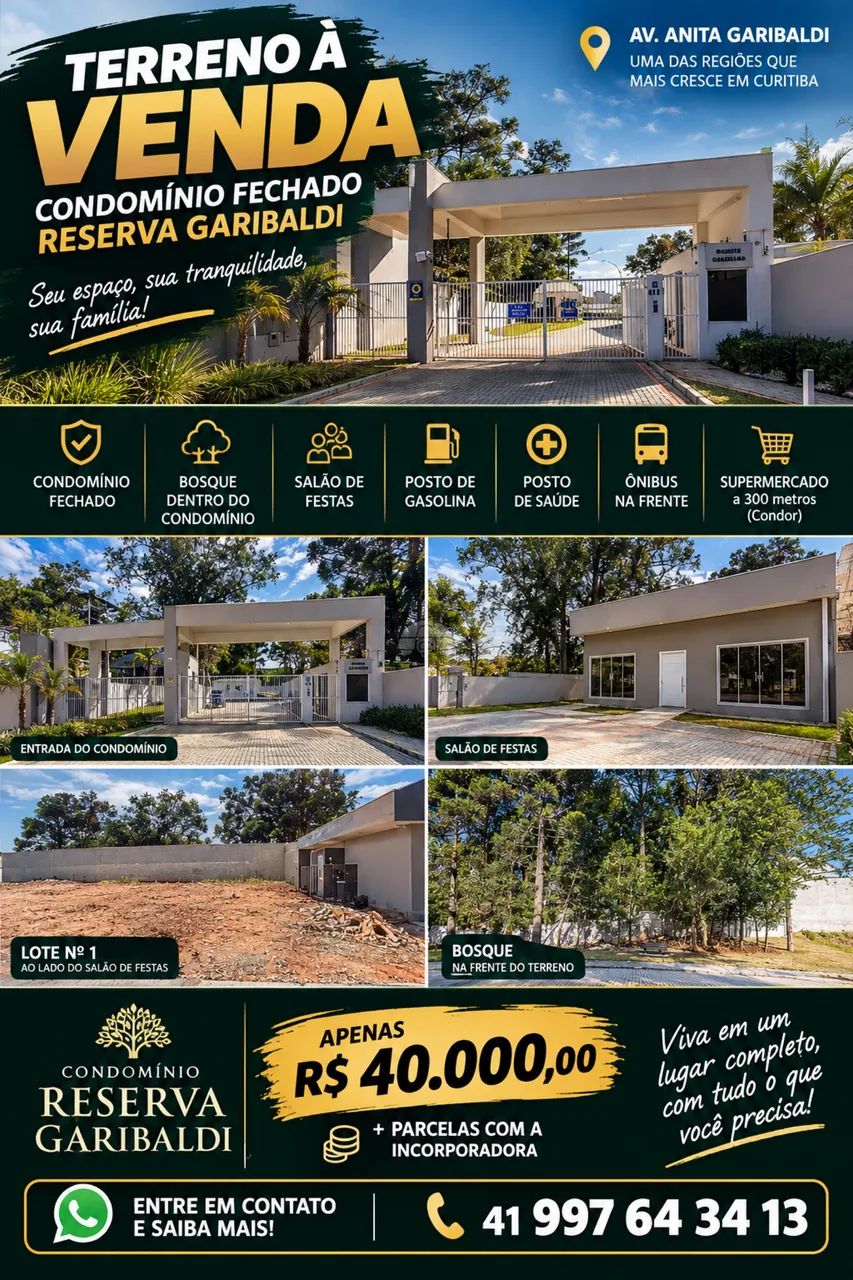 Terreno COND. FECHADO BERRERINHA 