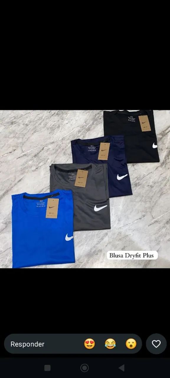 camisas dry fit plus sizes do g1 ao g6