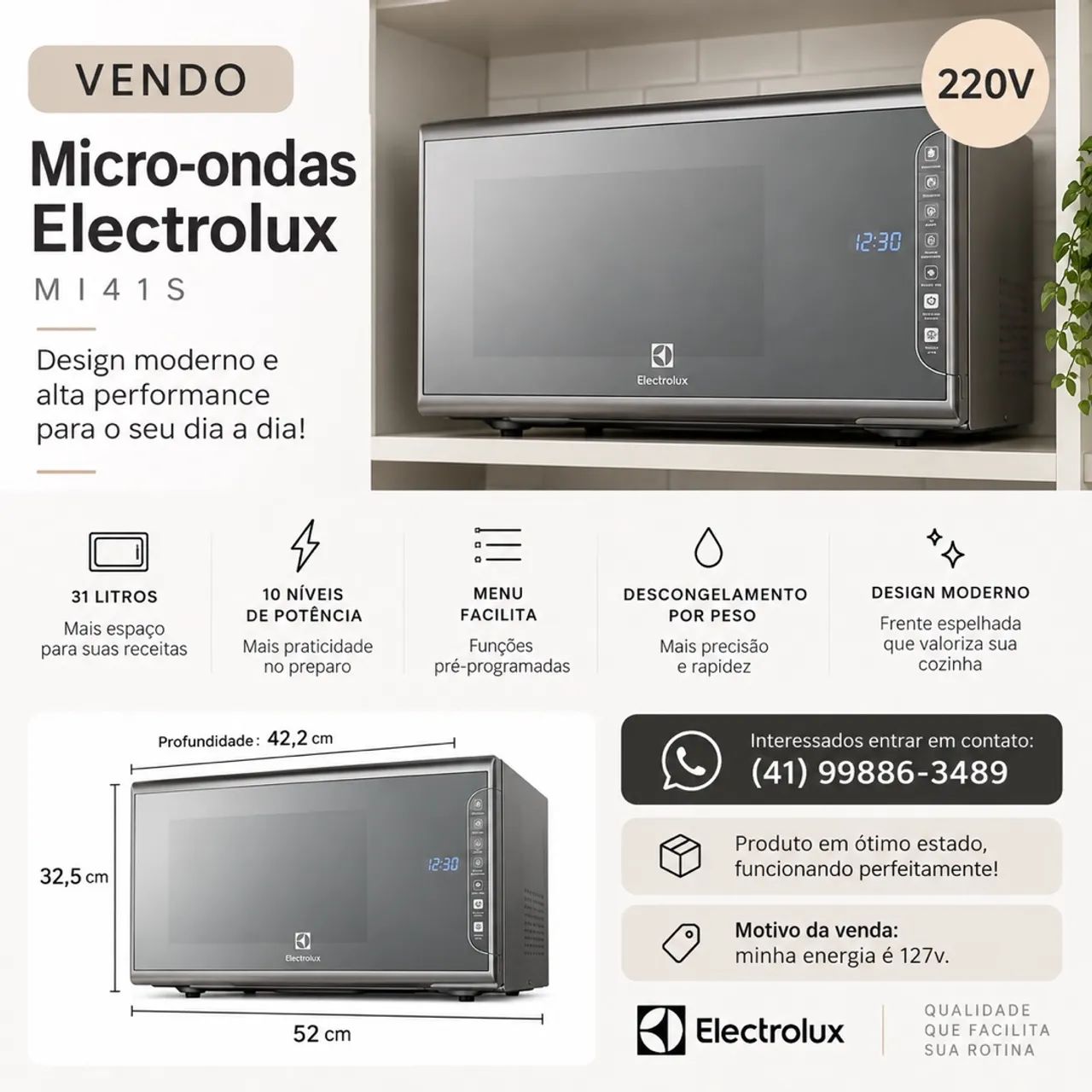 Microondas 220v