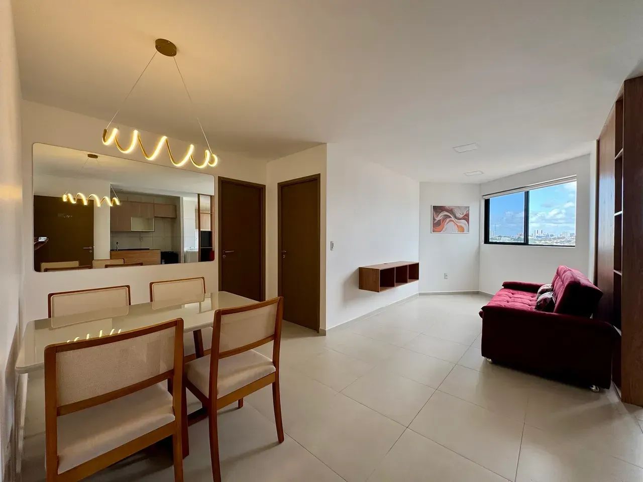 Quarto e Sala Mobiliado, Novo e Pronto para Morar  Ponta Verde - Foto 2