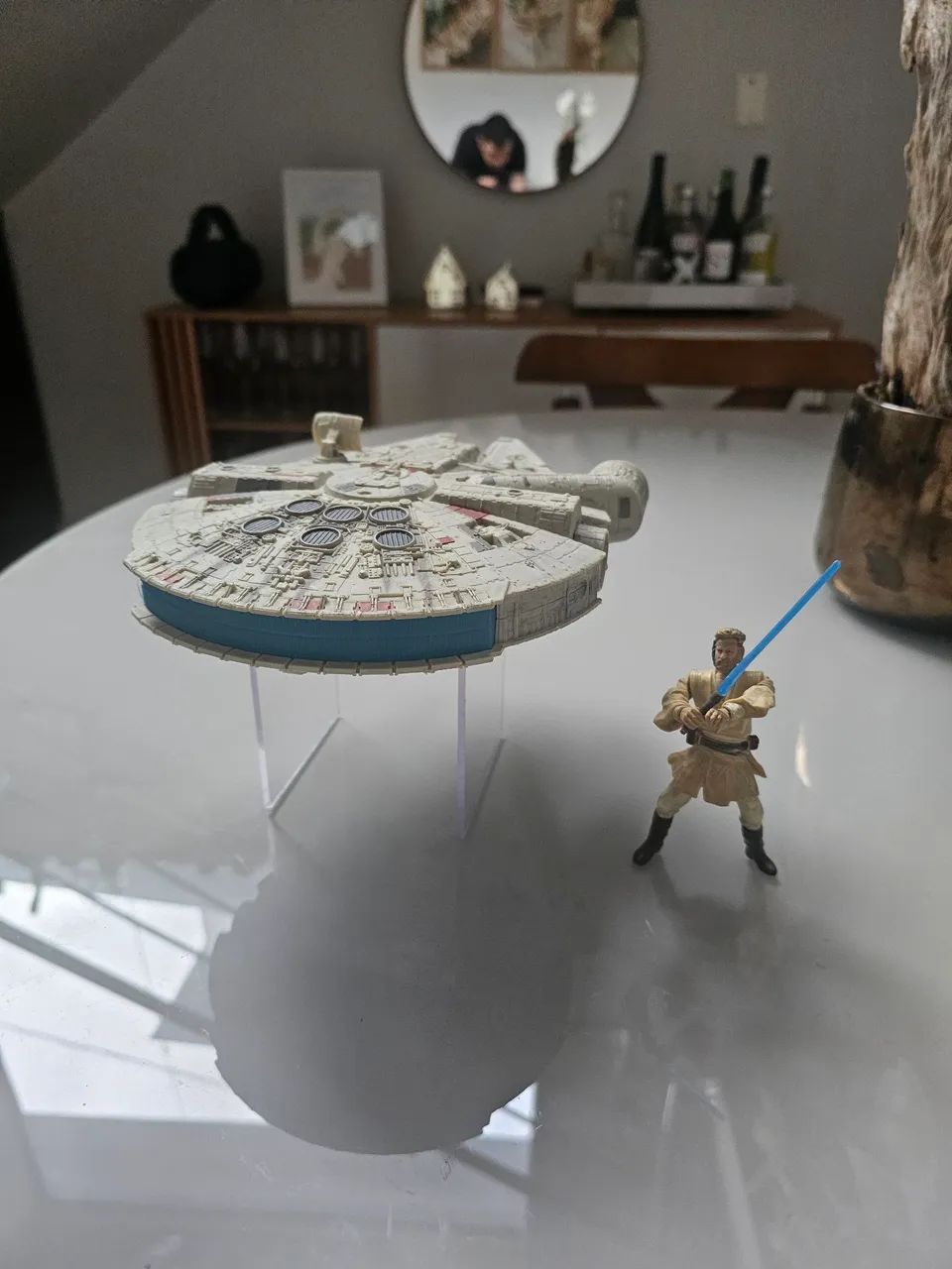 Obi Wan + Milenium falcon star wars  - Foto 3