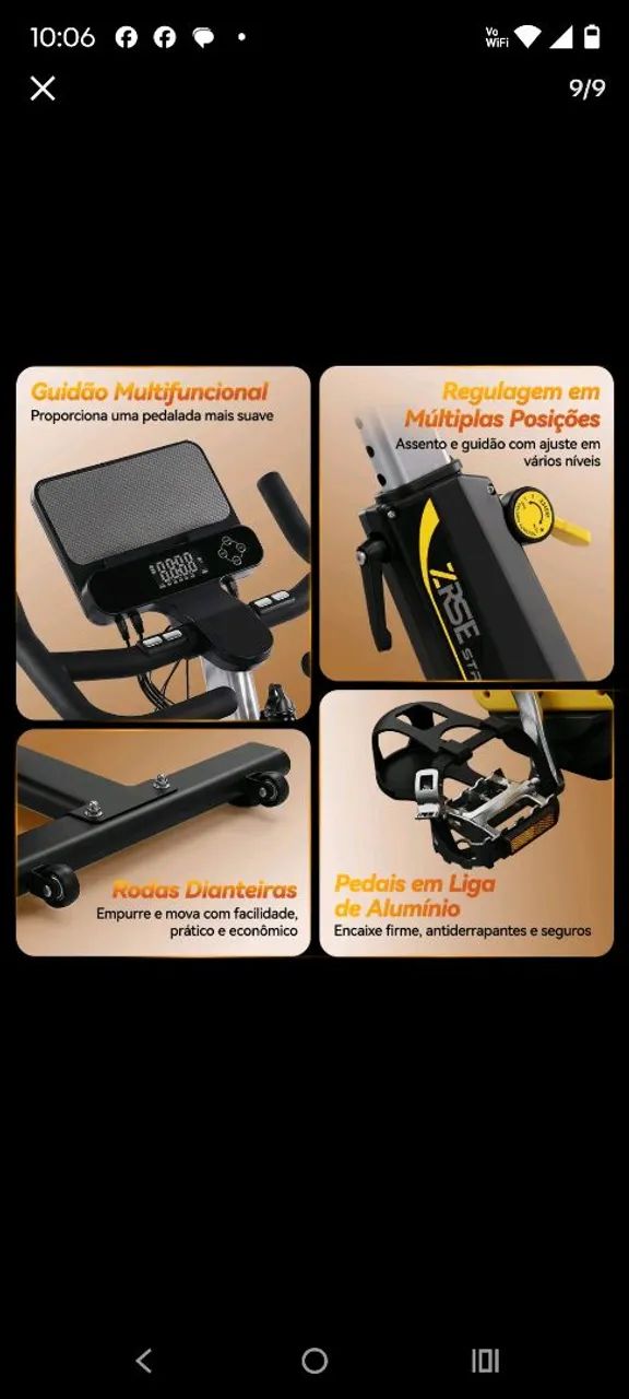 Bicicleta Ergométrica Zrse strength training 